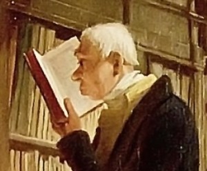 Detail from "The Bookworm"