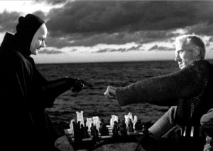 The Knight discusses his future with Death