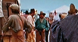 My friend, John Daws (green shirt),in the recent remake of True Grit. 